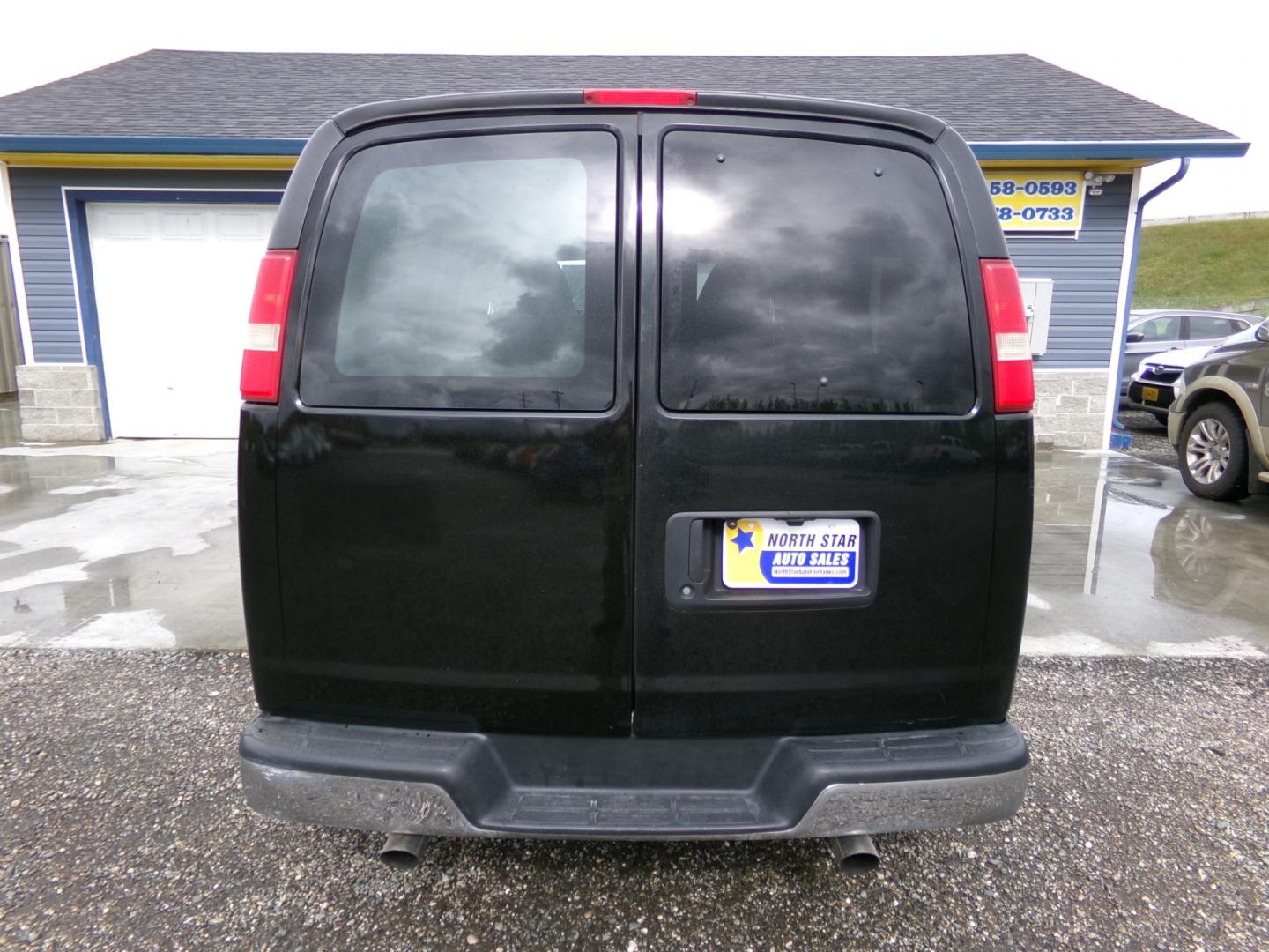 2013 Black Chevrolet Express LT 1500 AWD (1GNSHCF45D1) with an 5.3L V8 OHV 16V engine, 6-Speed Automatic transmission, located at 2630 Philips Field Rd., Fairbanks, AK, 99709, (907) 458-0593, 64.848068, -147.780609 - Photo#3